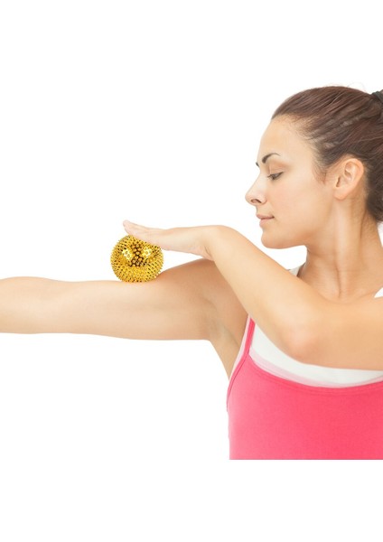 1 Adet Yoga Fitness Topu Terapi Masajı Mıknatıs El Akupunktur Topu Masaj Aracı Akupunktur Noktası Iğne Masajı Basınç Tahliye Aracı (Yurt Dışından)