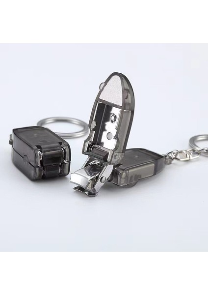 Şeker Renk Mini Paslanmaz Çelik Katlanabilir El Ayak Tırnak Makası Kesici Anahtarlık Kesici Giyotin Gümüş Tırnak Sanat Aracı (Yurt Dışından) indirimleri