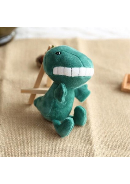 Adet Mini Peluş Gülümseme Dinozor Oyuncaklar Sevimli Yumuşak Dolması Dişlek Dinozorlar Oyuncak Bebek Küçük Kolye Bebek Çocuklar Için Sıcak 15CM (Yurt Dışından)