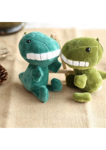 Adet Mini Peluş Gülümseme Dinozor Oyuncaklar Sevimli Yumuşak Dolması Dişlek Dinozorlar Oyuncak Bebek Küçük Kolye Bebek Çocuklar Için Sıcak 15CM (Yurt Dışından) fırsatları