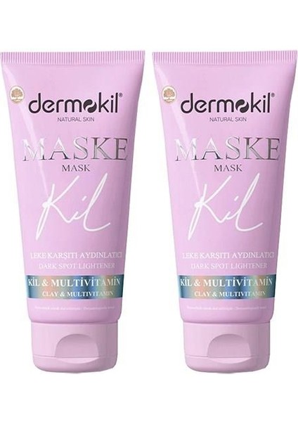 Leke Karşıtı Ve Aydınlatıcı Yüz Kil Maskesi 75 Ml X 2 Adet