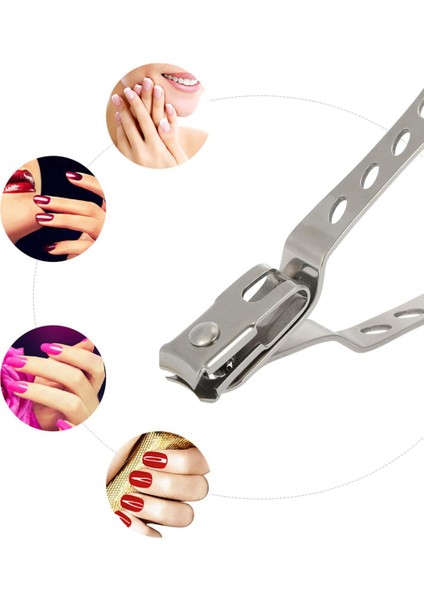 Büyük Tırnak Makası Paslanmaz Çelik Tırnak Kesici Tırnak Bakım Aracı Parmak Ayak Tırnak Kırpma Manikür Makası Tırnak Sanat Aracı (Yurt Dışından) fiyatları