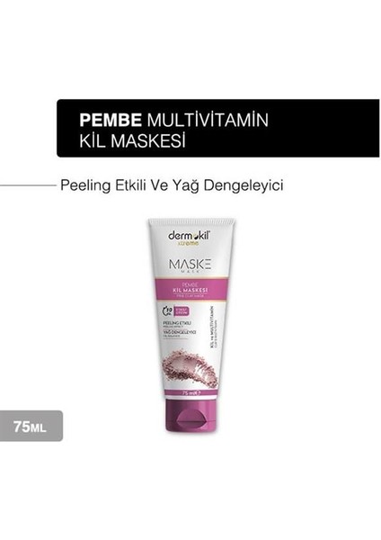 Pembe Kil Maskesi 75 Ml X 2 Adet