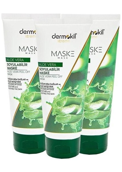 Aloe Vera Soyulabilir Yüz Maskesi 75 Ml X 3 Adet