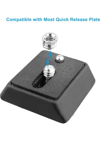 3/8 - 1/4 Adaptör Mini 3/8 Dişi - 1/4 Erkek Adaptör Vidası (Yurt Dışından)