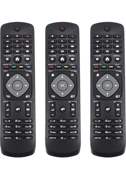 Philips 55PUS6452/12 Için 3x Akıllı Tv Uzaktan Kumandasının Değiştirilmesi (Yurt Dışından)
