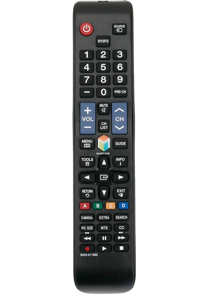 BN59-01198X Samsung Akıllı Tv UN40J6200 UN40J6300 Için Uzaktan Kumandayı Değiştirin (Yurt Dışından)
