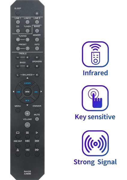 Yamaha Stereo Alıcı R-S202 R-S202BL Için Uzaktan Kumandayı Değiştirin (Yurt Dışından) fiyatları
