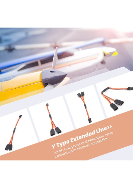 5 Adet 150MM Y Tipi Genişletilmiş Hat Uzatma Kurşun Tel Kablo (Yurt Dışından)
