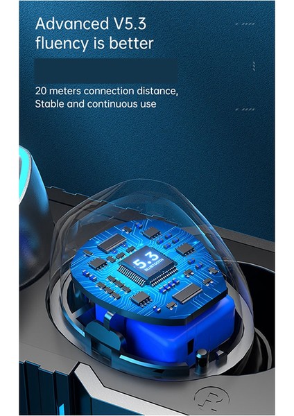 M45 Mecha Gaming Kablosuz Bluetooth Kulaklık Tws 5.3 Müzik Kulaklığı, A (Yurt Dışından) fiyatları