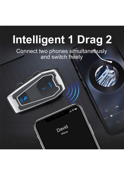 Motosiklet Kaskı Kulaklık Bluetooth 5.0 Interkom Kulaklık (Yurt Dışından) modelleri