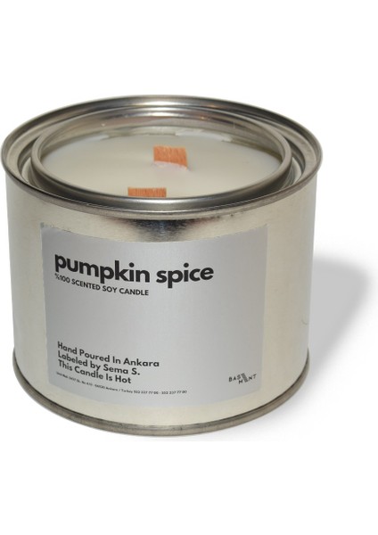 : Kokulu Soya Mum : 600 gr : Pumpkin Spice