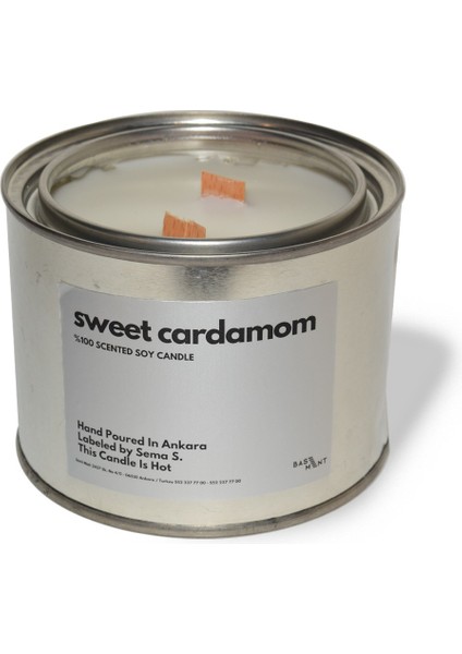 : Kokulu Soya Mum : 600 gr : Sweet Cardamom