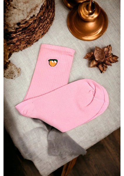 Kadın Nakışlı 1 Çift Soket Çorap fiyatları