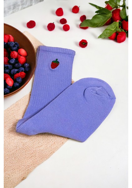 Kadın Nakışlı 1 Çift Soket Çorap fiyatları