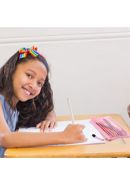 50 Paket Okul Malzemeleri Fermuar Örgü Kese Kalem Kalem Kutusu Kalem Saklama Torbaları Toplu Kalem Çantası Çok Amaçlı Seyahat Çantaları (Yurt Dışından) fiyatları