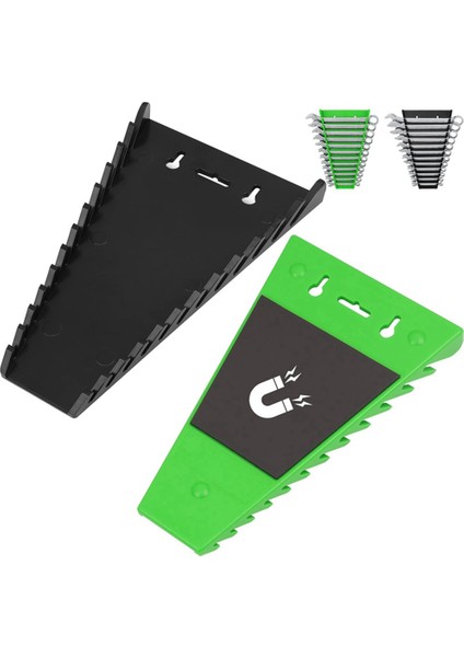 2 Paket Manyetik Anahtar Organizatör Anahtar Rafı Alet Tepsileri, Anahtar Tutucu Anahtar Sae'ye (1/4IN-1/16IN) ve Metrik (6-24MM) Uyar (Yurt Dışından) fiyatları