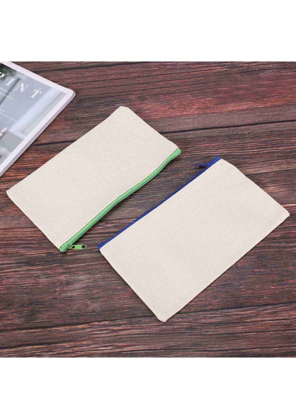 40 Adet Kanvas Kozmetik Çantası Kanvas Fermuarlı Çanta Kalem Kutusu Dıy Seyahat El Yapımı Çanta Dıy Zanaat Okul Renkli Fermuarlı (Yurt Dışından) fırsatları