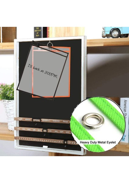 Kuru Silme Cepli Kolluklar, (10 Paket) A4 Kağıt Iş Bileti Tutucuları, Sınıf Çalışma Sayfaları Için Yeniden Kullanılabilir Kuru Silme Sayfaları (Yurt Dışından) fırsatları