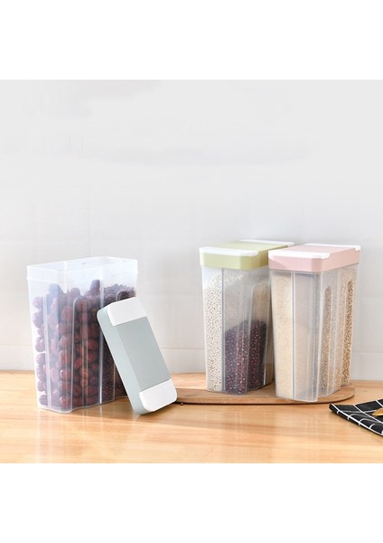 Kapasiteli Plastik Gıda Saklama Kutusu Mühürlü Sebzelik Tahıl Tankı Depolama Mutfak Ayırma Gıda Saklama Kutusu Konteyner Mavi (Yurt Dışından) modelleri