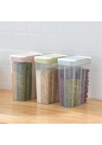 Kapasiteli Plastik Gıda Saklama Kutusu Mühürlü Sebzelik Tahıl Tankı Depolama Mutfak Ayırma Gıda Saklama Kutusu Konteyner Mavi (Yurt Dışından) fırsatları