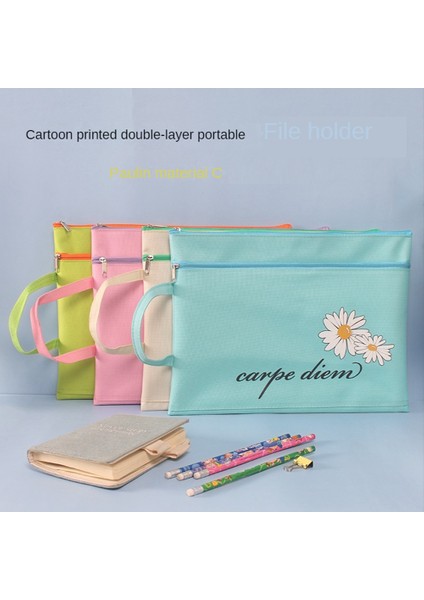 4 Adet Çift Katmanlı A4 Dosya Çantası Dosya Klasörü Dosya Çantası Kırtasiye Depolama Dosya Çantası Öğrenciler Için Okul (Yurt Dışından) fiyatları