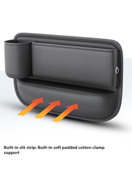 Araba Yarık Organizatör Depolama Klip Saklama Kutusu Şarj Organizatör Kupa Tutucu ile Sol Taraf + Kupa Tutucu ile Sağ Taraf (Yurt Dışından) fırsatları