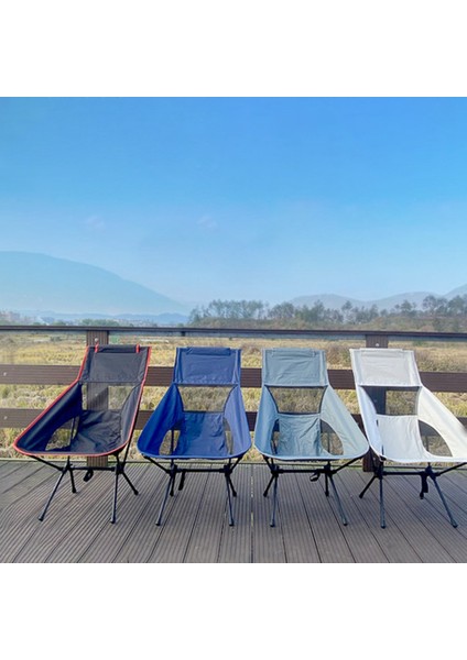 Taşınabilir Katlanır Kamp Sandalyeleri Bahçe Açık Sırt Çantasıyla Yürüyüş Seyahat Piknik Balıkçılık Plaj, Siyah (Yurt Dışından) fırsatları