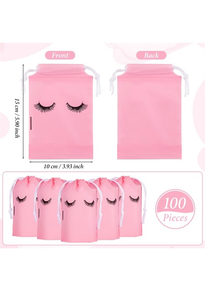 Müşteriler Için 100 Adet Kirpik Çanta Kirpik Goodie Çanta Müşteriler Için Kirpik Bakım Çantaları Kirpik Uzantıları Makyaj Çantaları Pembe (Yurt Dışından) fiyatları