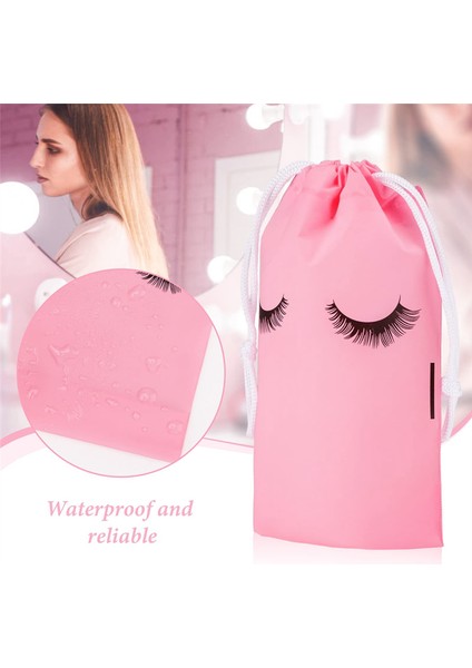 Müşteriler Için 100 Adet Kirpik Çanta Kirpik Goodie Çanta Müşteriler Için Kirpik Bakım Çantaları Kirpik Uzantıları Makyaj Çantaları Pembe (Yurt Dışından) fırsatları
