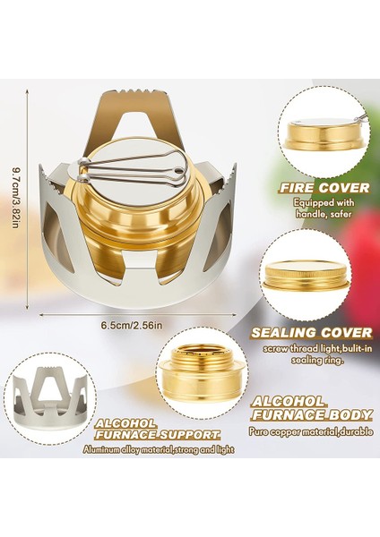 Sırt Çantasıyla Seyahat Için Mini Alkol Sobası Taşınabilir Verimli Alkol Brülörü Mini Kamp Sobası Standlı Sobalar (Yurt Dışından) modelleri
