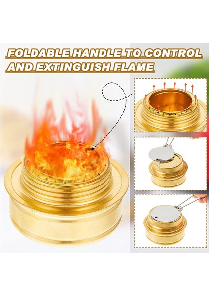 Sırt Çantasıyla Seyahat Için Mini Alkol Sobası Taşınabilir Verimli Alkol Brülörü Mini Kamp Sobası Standlı Sobalar (Yurt Dışından) fırsatları