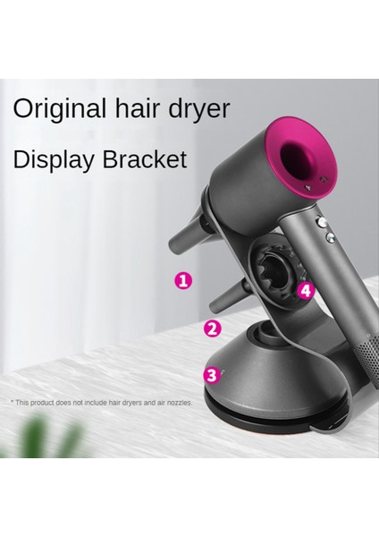 HD02 /HD03/HD04/HD05/HD08/HD15 Saç Kurutma Makinesi Braketi Depolama Askıları Delme Delikleri Olmadan Tutucu Raf (Yurt Dışından)