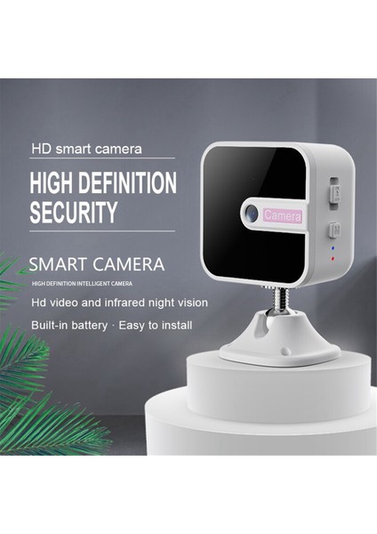 Mini Kablosuz Wifi Kamera 1080P Video Ir Gece Görüş Hareket Algılama Ev Güvenlik Gözetleme Kamera Monitörü (Yurt Dışından)