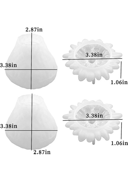 2 Adet Çilek Kavanozu Reçine Kalıp Kapaklı, Sevimli Saklama Kavanozu Silikon Kalıp Epoksi Reçine, Biblo Kutu Konteyner Reçine Kalıp (Yurt Dışından) fiyatları