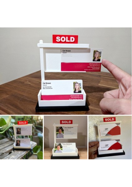 Emlakçı Iş Masaüstü Için Emlak Kartvizitlik Ekranı, Kartvizit Saklama Kutusu Dekorasyonu (Yurt Dışından) fiyatları