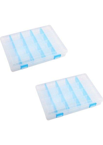 Mücadele Kutusu Snackle Kutusu Konteyner Boncuk Organizatör Bölme Organizatör Kutusu Saklama Kutusu Mavi Bölücüler Mücadele Tepsisi (Yurt Dışından)