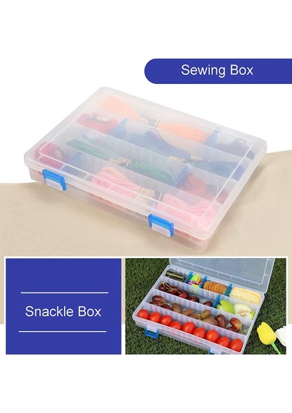 Mücadele Kutusu Snackle Kutusu Konteyner Boncuk Organizatör Bölme Organizatör Kutusu Saklama Kutusu Mavi Bölücüler Mücadele Tepsisi (Yurt Dışından) modelleri