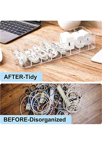 4 Adet Şeffaf Şarj Kablosu Düzenleyici Kutusu, Kablo Saklama Düzenleyici Kutusu, 40 Tel Bağlı Elektronik Kutusu (Yurt Dışından) modelleri