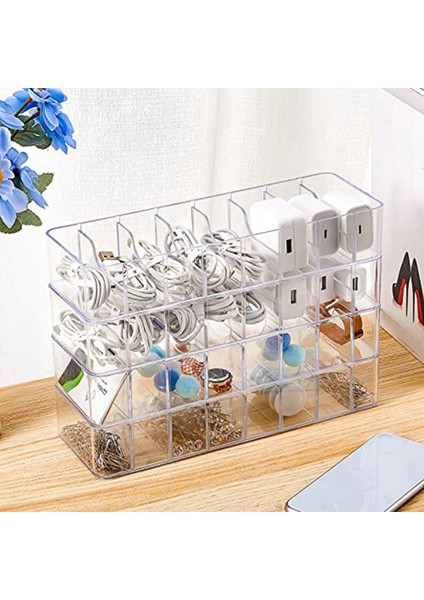 4 Adet Şeffaf Şarj Kablosu Düzenleyici Kutusu, Kablo Saklama Düzenleyici Kutusu, 40 Tel Bağlı Elektronik Kutusu (Yurt Dışından) fırsatları