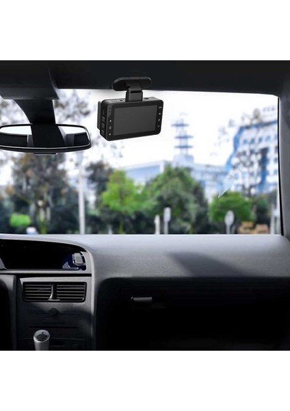 Araba Dvr Dashcam IPS Çift Lens Otomatik FHD1080P Park Izleme Kamera Arka Kamera (Yurt Dışından)