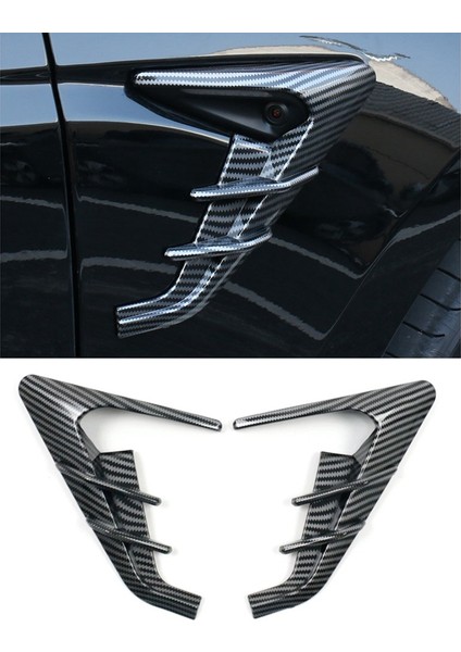 2024 Yan Kamera Koruma Kapağı Yan Kapak Trim Çıkartmaları - Parlak Karbon (Yurt Dışından) fiyatları