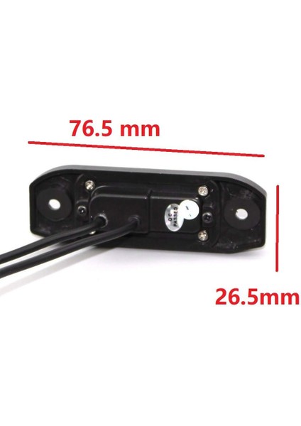 Araba Dikiz Yedekleme Kamerası Araç Yedekleme Plaka Kameraları S80L /S40L/S80/S40/S60//XC90/XC60/C70/S60L Için LED Gece Görüşü (2 x Vida Deliği Stili) (Yurt Dışından)