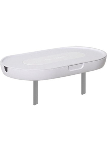 Yönlendirici Standı Tv Montajı Tv Set Üstü Kutusu Raf Aparatı Yumruksuz Projektör Saklama Kutusu Braketi Rafları (Beyaz) (Yurt Dışından)