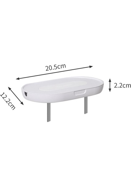 Yönlendirici Standı Tv Montajı Tv Set Üstü Kutusu Raf Aparatı Yumruksuz Projektör Saklama Kutusu Braketi Rafları (Beyaz) (Yurt Dışından) fiyatları