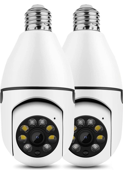 2.4g Wifi Işık Soketi Güvenlik Kameraları Kablosuz, Ampul Güvenlik Kamerası, Full Hd 1080P Kablosuz Güvenlik Kamerası (Yurt Dışından)