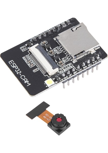 ESP32-CAM Wifi+Bt Kamera Modülü Geliştirme Kartı ESP32, Kamera Modülü ile OV2640 OV7670 (Yurt Dışından)