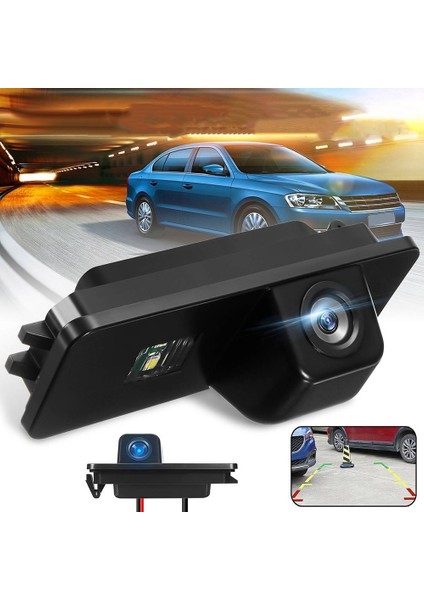 Araba Dikiz Kamera Ters Yedekleme Park Kamerası Golf Mk4 Mk5 Mk6 Park Yardım Kamerası (Yurt Dışından) fırsatları