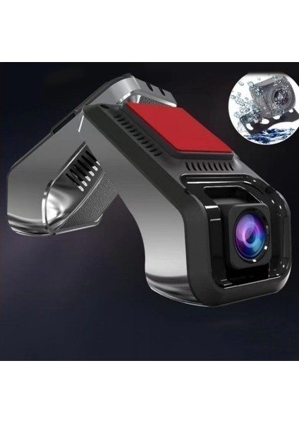 Araba Sabit Disk Video Kaydedici 1080P Sürüş Kaydedici Park Monitör Kamera Adas Gece Görüş, 16G Hafıza Kartı (Yurt Dışından) modelleri