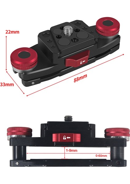 Kamera Bel Kemeri Klipsi Hızlı Bırakma Plakası Montaj Anti-Sarsıntı Hızlı Anahtarı Aracı Slr Gimbal Omuz Askısı Tripod Kelepçe (Yurt Dışından) fırsatları